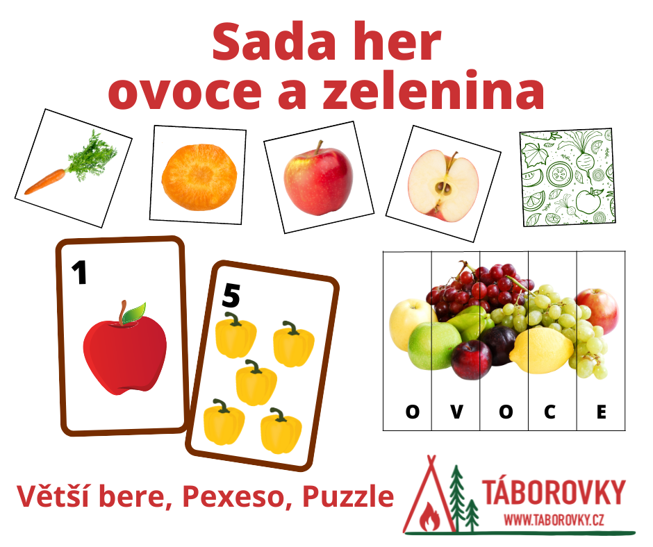 Hry s tématem ovoce a zeleninu 